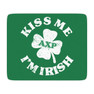 Kiss Me I'm Irish Sherpa Blanket - Giant Size!