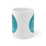 Zeta Tau Alpha Hand Script Coffee Mug