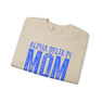 Alpha Delta Pi Mom Crewneck Sweatshirts