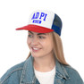 Alpha Delta Pi Mom Varsity Trucker Caps