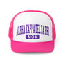 alpha Kappa Delta Phi Mom Varsity Trucker Caps