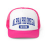 Alpha Phi Omega Mom Varsity Trucker Caps