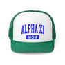 Alpha Xi Delta Mom Varsity Trucker Caps