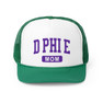 Delta Phi Epsilon Mom Varsity Trucker Caps