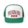 Phi Sigma Rho Mom Varsity Trucker Caps