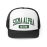 Sigma Alpha Mom Varsity Trucker Caps