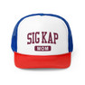 Sigma Kappa Mom Varsity Trucker Caps