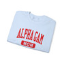 Alpha Gamma Delta Mom Varsity Crewneck Sweatshirts