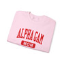 Alpha Gamma Delta Mom Varsity Crewneck Sweatshirts