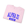  Alpha Xi Delta Mom Varsity Crewneck Sweatshirts 