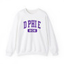 Delta Phi Epsilon Mom Varsity Crewneck Sweatshirts