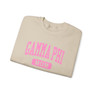 Gamma Phi Beta Mom Varsity Crewneck Sweatshirts