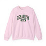 Sigma Alpha Mom Varsity Crewneck Sweatshirts