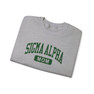 Sigma Alpha Mom Varsity Crewneck Sweatshirts