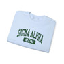  Sigma Alpha Mom Varsity Crewneck Sweatshirts 