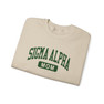  Sigma Alpha Mom Varsity Crewneck Sweatshirts 