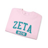 Zeta Tau Alpha Mom Varsity Crewneck Sweatshirts