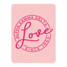 Alpha Gamma Delta Love Sherpa Blanket - Giant Size!