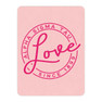 Alpha Sigma Tau Love Sherpa Blanket - Giant Size!