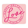 Kappa Delta Love Sherpa Blanket - Giant Size!