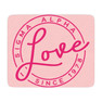 Sigma Alpha Love Sherpa Blanket - Giant Size!