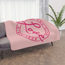 Zeta Tau Alpha Love Sherpa Blanket - Giant Size!