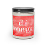 Chi Omega Watercolor Scented Candle, 9oz