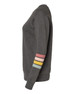 Sigma Sigma Sigma Striped Sleeves Crewneck Sweatshirt