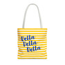 Delta Delta Delta Striped Tote Bag