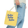 Delta Delta Delta Striped Tote Bag