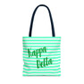Kappa Delta Striped Tote Bag