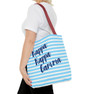 Kappa Kappa Gamma Striped Tote Bag