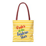 Order of the Eastern Star Striped Tote Bag