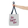 Phi Sigma Rho Striped Tote Bag