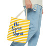 Phi Sigma Sigma Striped Tote Bag