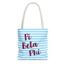 Pi Beta Phi Striped Tote Bag