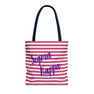 Sigma Kappa Striped Tote Bag