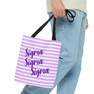 Sigma Sigma Sigma Striped Tote Bag