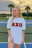 Alpha Chi Omega Classic Lettered Jersey