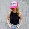 Sigma Delta Tau Alpha Greek Letter Trucker Caps
