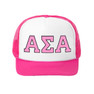 Alpha Sigma Alpha Greek Letter Trucker Caps