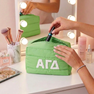 Alpha Gamma Delta Puffer Style Makeup Bag