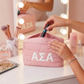 Alpha Sigma Alpha Puffer Style Makeup Bag
