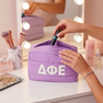 Delta Phi Epsilon Puffer Style Makeup Bag