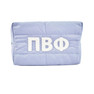  Pi Beta Phi Puffer Style Makeup Bag 