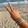 Phi Mu Woven Bracelet