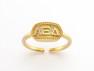 Chic Greek- Shawn Paul Sorority Adjustable Athena Oval Ring 