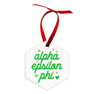 Printify Holiday Hexagon Sorority Ornament 