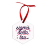 Printify Holiday Hexagon Sorority Ornament 