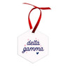 Printify Holiday Hexagon Sorority Ornament 